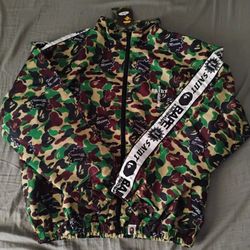BAPE x Saint Michael Camo Track Jacket