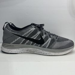 Nike Lunarlon Flyknit One Black/White Running Athletic Shoe Sneakers
