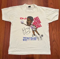 Vintage Julius Erving “Dr. J” Stadium Giveaway Shirt