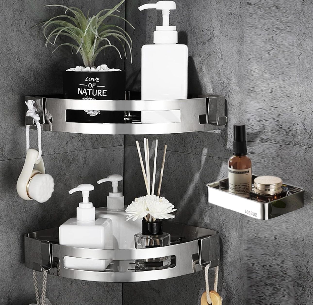 Corner Shower Caddy Organizer - NEW