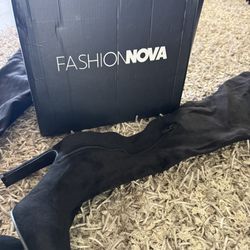Over The Knee Boots Black 