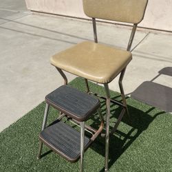Chair With Step Stool