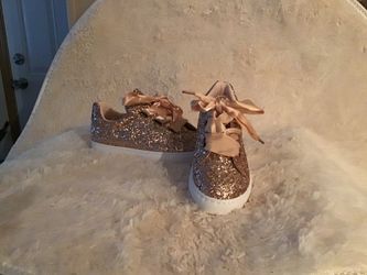 Women’s Rose Gold Glitter Shoes