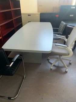 Conference table 42”x96” sale light gray