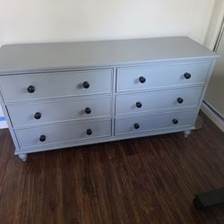 Grey Dresser Detachable Mirrof