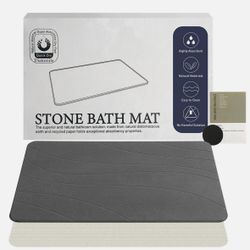 Bath Mat Stone **New