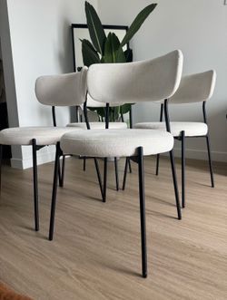Dining Table Chairs Set of 4