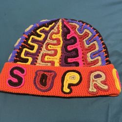Supreme Yarn Applique Beanie