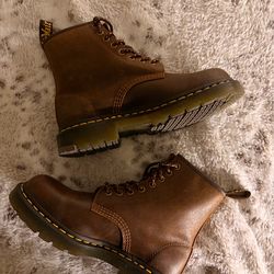 Brown Leather Dr. Martens