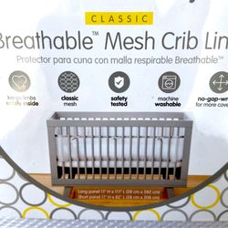 BreathableBaby Breathable Mesh Baby Crib Liner