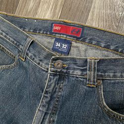 VINTAGE ANCHOR BLUE EASY Baggy Loose Fit Jeans