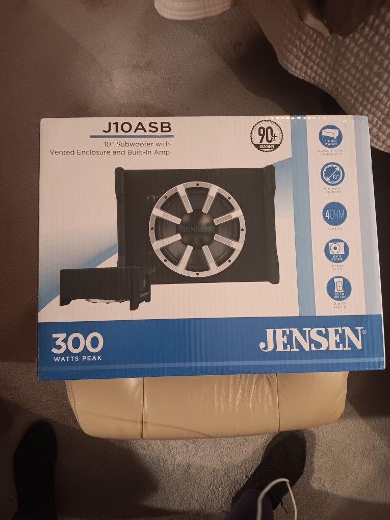 Jensen J10ASB 10" Subwoofer