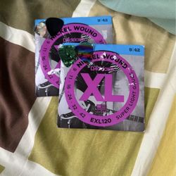 D'Addario Nickel Wound electric guitar strings