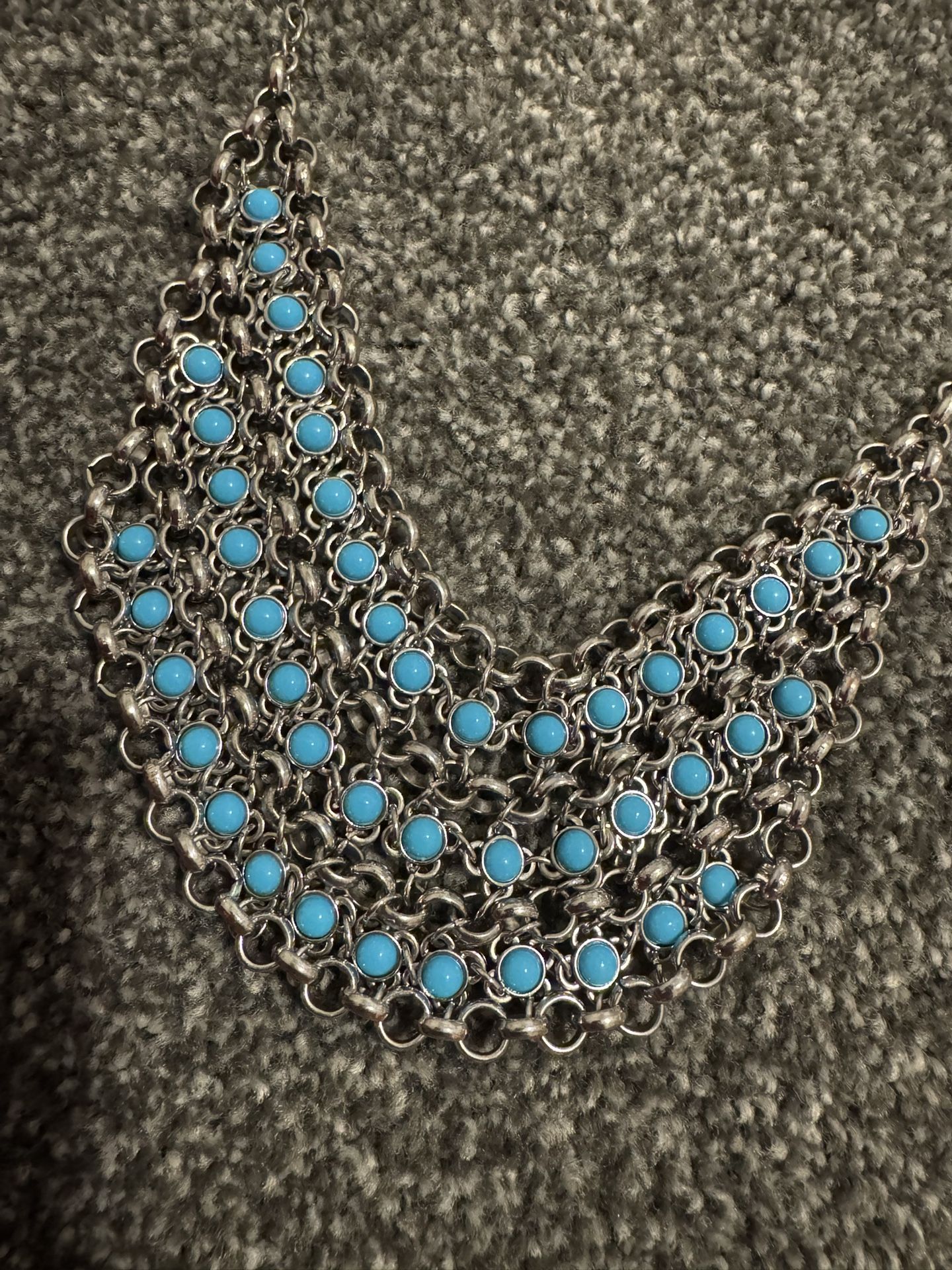 Turquoise Stone Necklace