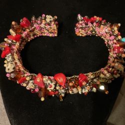 Beaded Bracelet With Magnetic Clasp 