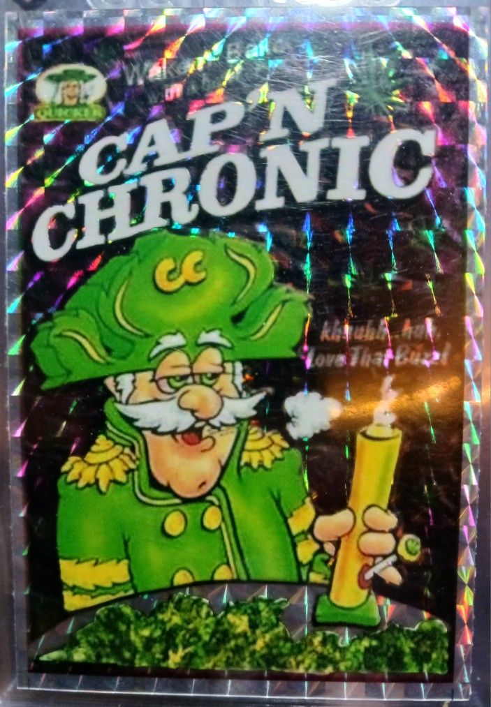 JEWEL PRIZM VENDING STICKER - CAP'N (captain) CHRONIC