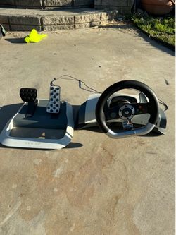 Xbox 360 Wireless Racing Steering Wheel With Pedals
