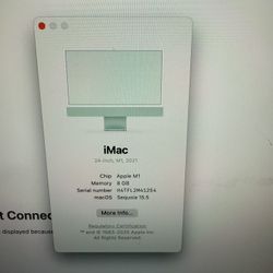 2021 Apple Desktop 8 Gb Green