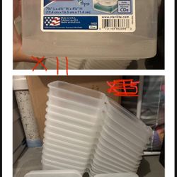 Sterilite Flip Tops Storage Containers $1.50 each