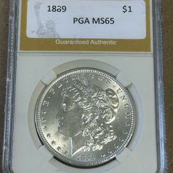 1889 Morgan Dollar PGA MS65
