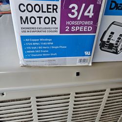 Cooler Motor 3/4 and 1/2