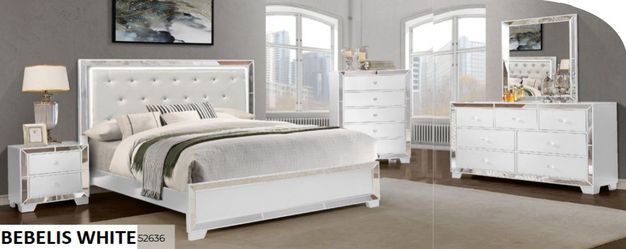 LED HEADBOARD 4-PC FULL SIZE BEDROOM SET CLOSEOUT SALE!