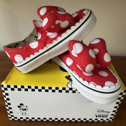 🎀✨ Disney Vans Minnie Mouse Shoes – Size 11 ✨🎀