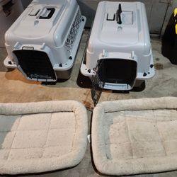 Dog / Cat Kennels Carriers  w Pads $30 Each