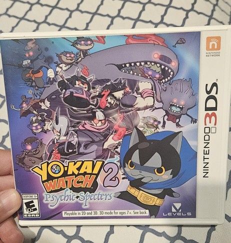 Yokai Watch 2 Psychic Specters Nintendo 3DS Complete Authentic