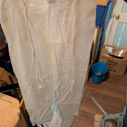 Women's Large Forever 21 White Tie up Pants