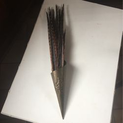 Brass Wall Pocket Vase