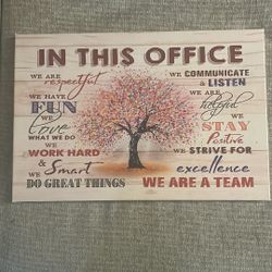 Motivational Office Wall Frame 