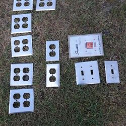 Stainless Wall Outlet Cover Plates