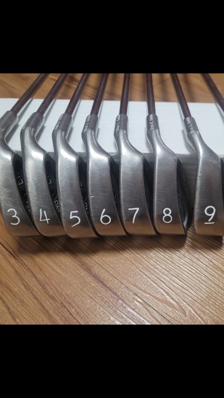 RARE - LEFT HANDED Ping Black Dot Eye2 Irons Golf Clubs