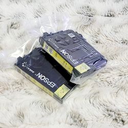 NEW Two Epson 220 DuraBrite Yellow Ink Cartridges