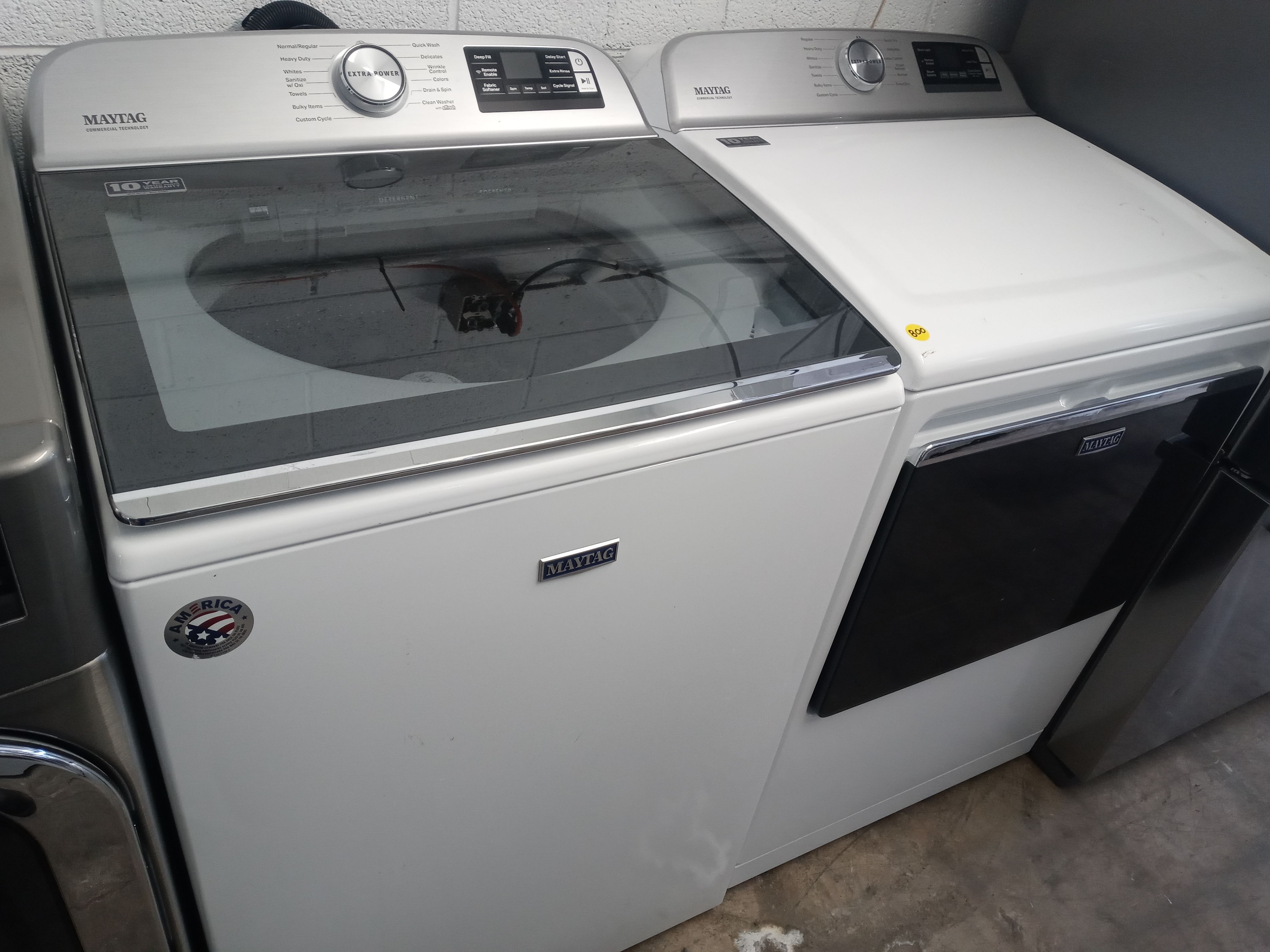 Maytag top load washer and dryer set - Free delivery
