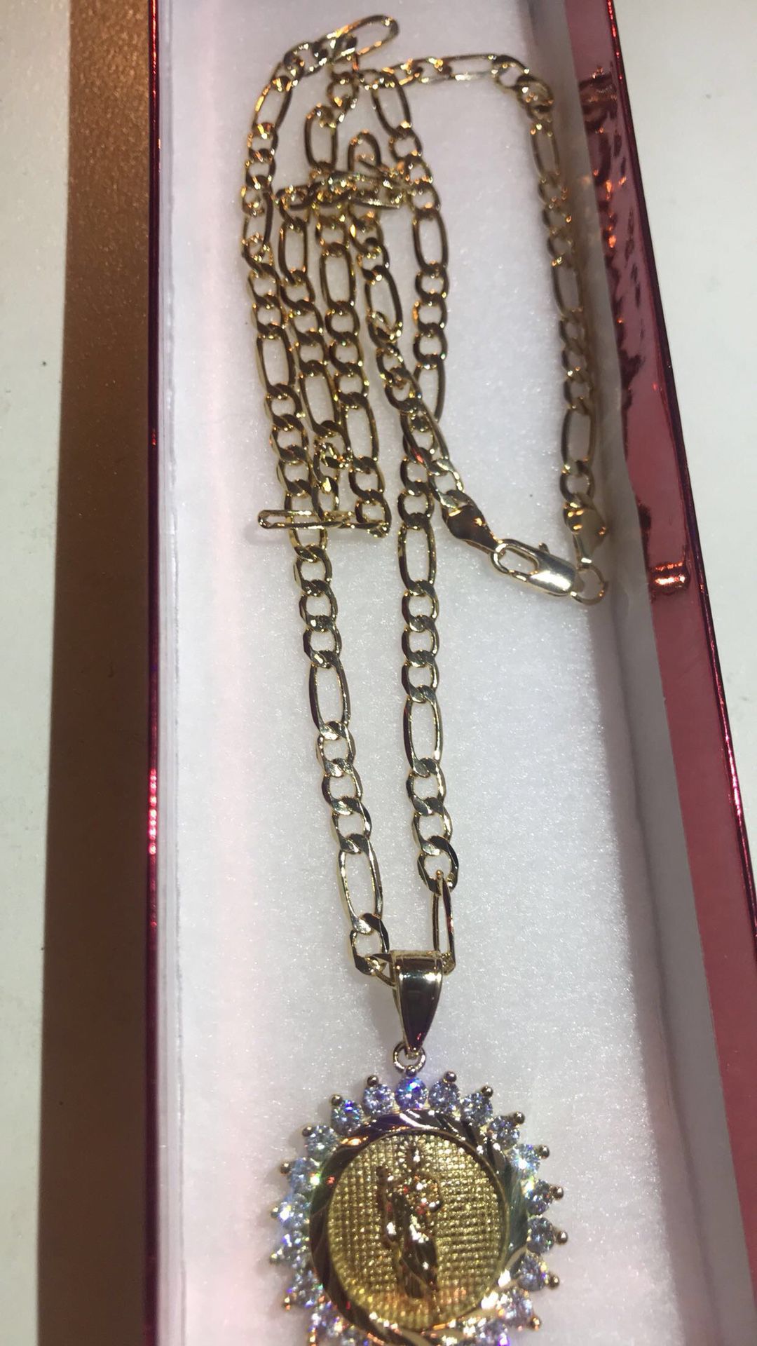 Chain with St Jude pendant