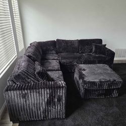 🛋️ NEW!! Sectional Corduroy  L Shaped Sofa STILL IN 📦 🛋️