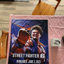 Street Fighter Cloth Poster Up For Grabs Shoot Me A Msg For More Info.