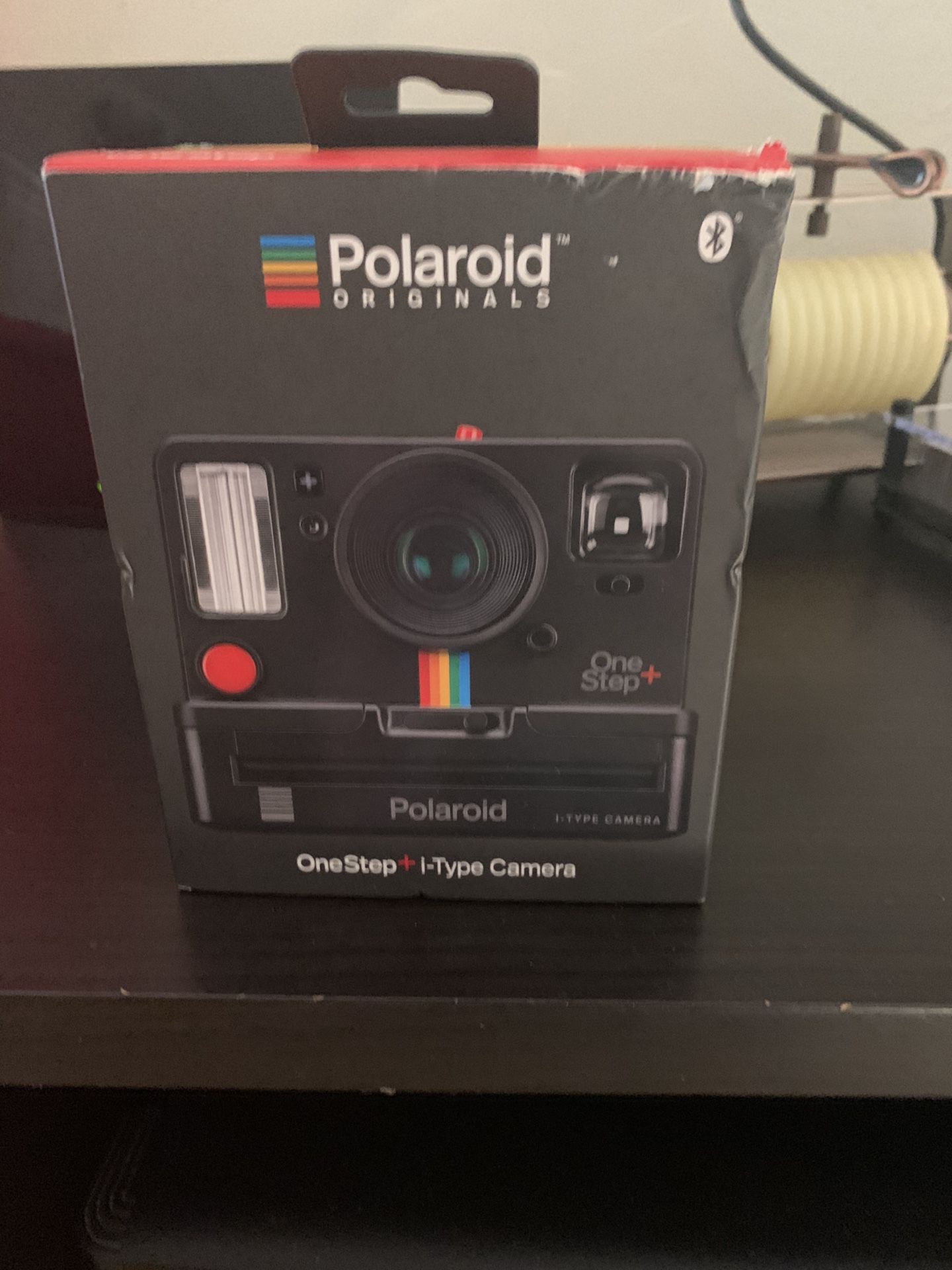 Polaroid One Step Plus i-Type Camera Instant Camera Black w/ Color i-Type Film. Polaroid camera, one step 2. Viewfinder I-type camera, black