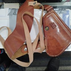 Vintage Leather S&W Shoulder Holster 
