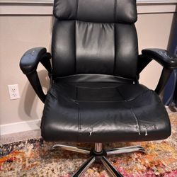 Faux Leather Ergonomic Office Chair
