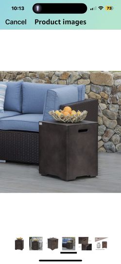 Outdoor Hideaway Gas Tank Table