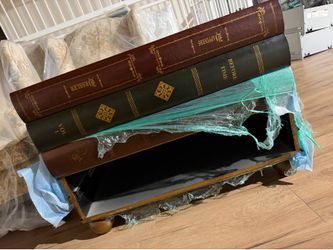 Unique Encyclopedia Book Coffee Table with Large Drawer!