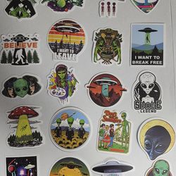 Alien Decal Stickers 