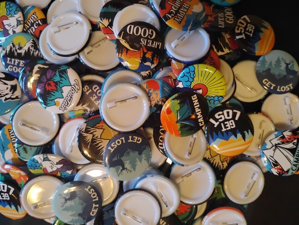 Small Camping Pins lot of 120
