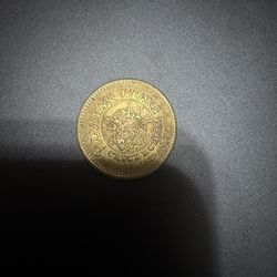 Vintage 1982 Chuck E. Cheese Pizza Time Theatre 25c Play Value Brass