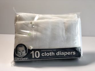 Gerber 10 cloth diapers