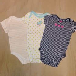3 Months Onesie • Carter's & Circo • Set Of 3