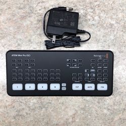 Black Magic Design ATEM Mini Pro ISO HDMI Live Stream Switcher With Power Cord (70504159)